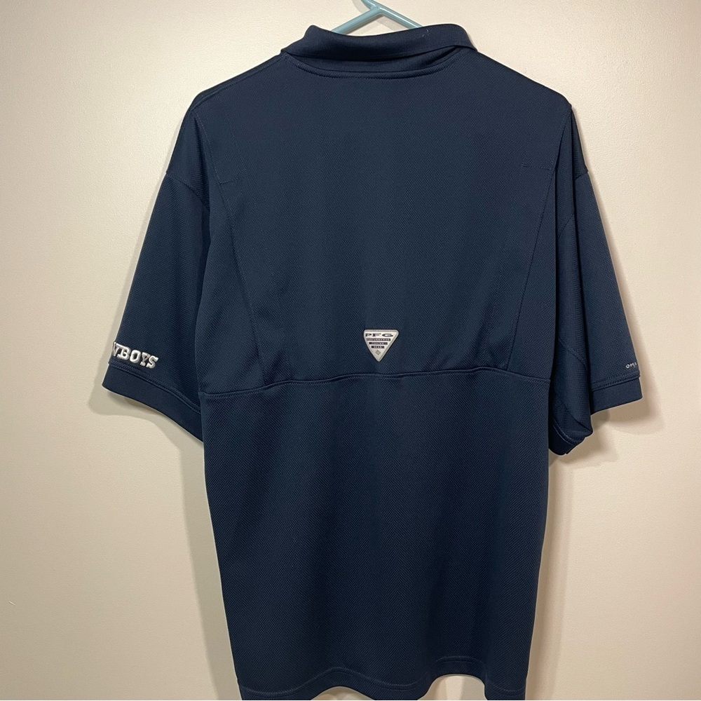Columbia Dallas Cowboys Performance Fishing Gear Polo size Medium - Picture 3 of 5